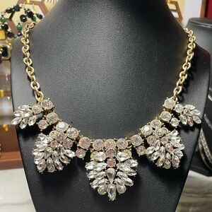 J. Crew Elegant Gold Statement Necklace